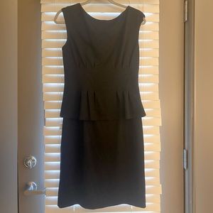 Black peplum size 8 dress